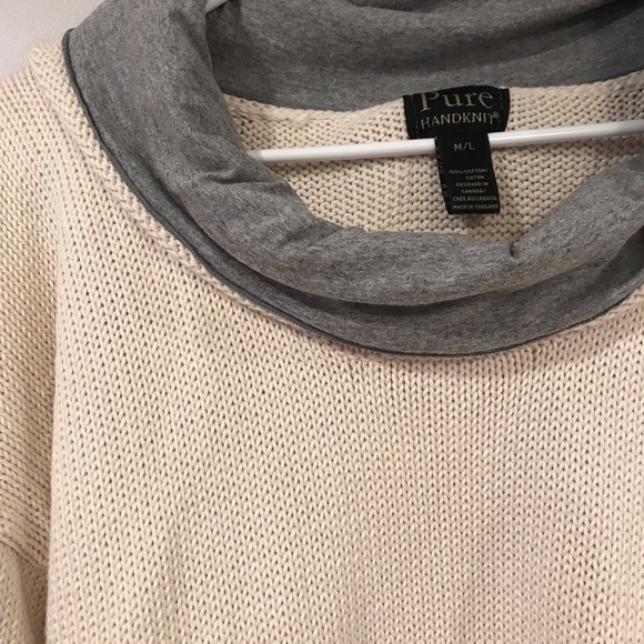 Pure hand knit sweater - Picture 3 of 4